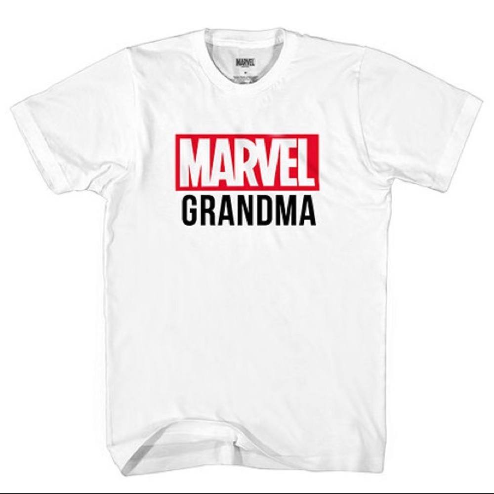 MARVEL GRANDMA-Comic Book Fan Family Novelty Shirt